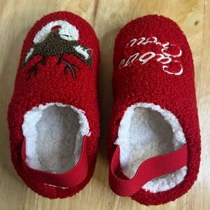 Cabin Crew Toddler Scuff Slippers - Wondershop™ Red Size 11/12 XL
